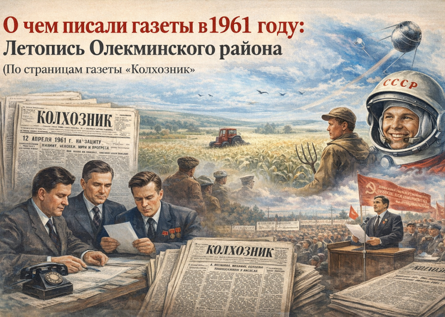  1961 год: летопись Олекминского района. По страницам газеты «Колхозник»